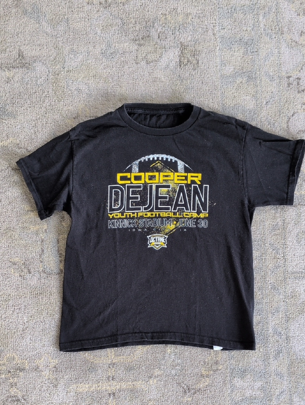 Cooper DeJean Black Youth Football Camp Tee
